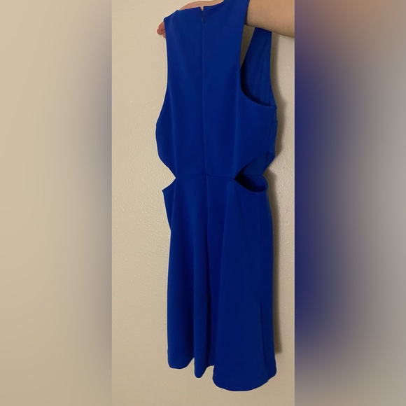 Express Blue Cutout Dress Size 6 - Picture 4 of 5